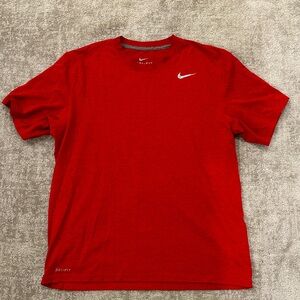 Nike Dri-Fit Men's Red Short Sleeve Tee. Men’s large.